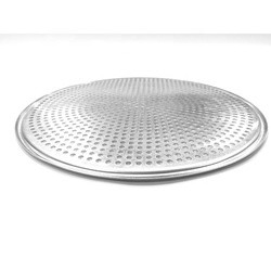 11 inch geperforeerde ronde geperforeerde pizza-pan met gaten bakplaat aluminium pizza-pan plaat bandejas para panaderia
