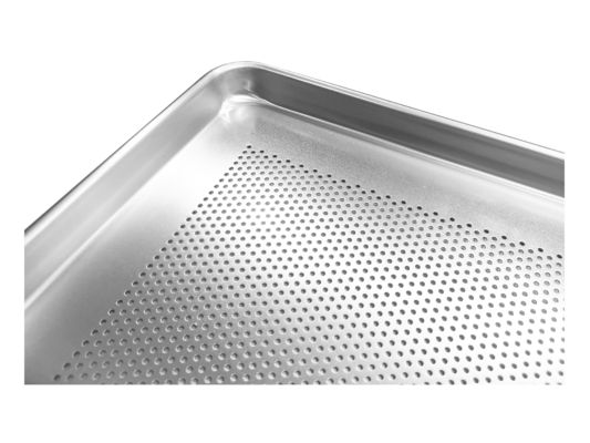 Onderste geperforeerde bakplaat voor brood, hamburgerbrood, bakplaat voor brood, niet-klevende bakplaat voor brood, aluminium bakplaat met bekleding