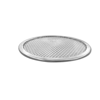 commercieel 17 inch rond mesh pizzabak geperforeerde pizza pan bakbakbakbak aluminium pizza scherm