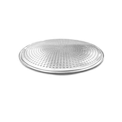 17 inch geperforeerde ronde aluminium pizzapan geperst pizzabak bakbak voor bakkerij of restaurant of bar