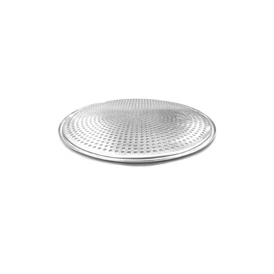 14 inch geperforeerde ronde aluminium pizza pan bakplaat geperforeerde pizza plaat voor bakkerij of bar of restaurant