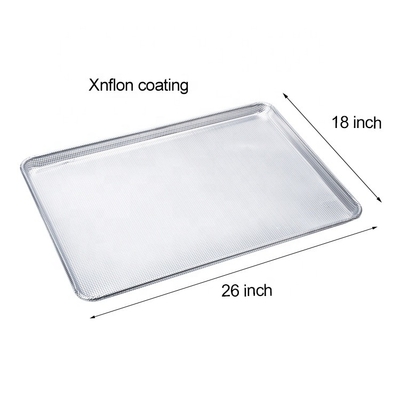 26&quot;*18&quot;*1&quot; Volledig geperforeerd bakplaat voor brood hamburger of hamburger of hotdog niet-klevend broodje bakplaat aluminium broodpan