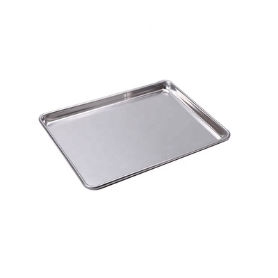 Commerciële 10'*6'*1' 0,8 mm rechthoekige bakplaat voor brood hamburger of hamburger of hotdog broodjes bakplaat aluminium bakplaat