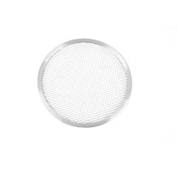 commerciële 18 inch rond mesh pizzabak geperforeerde pizza pan bakbakbakbak aluminium pizza scherm