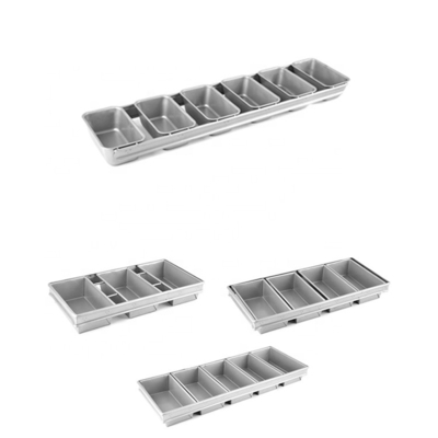 6 banden aluminium staal op maat brood &amp; brood pannen brood bakplaat brood tin niet-klevend bakplaat