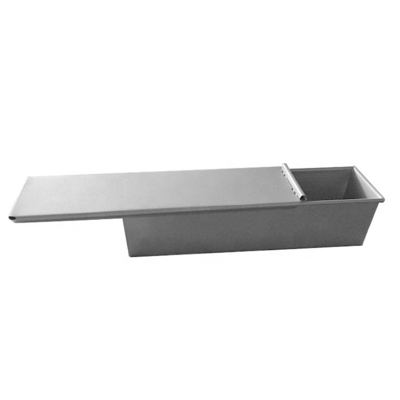 42.2*11.5*10.3CM Non Stick Pullman Loaf Pan Toast Box met deksels Broodbak Aluminium staal met deksels Loaf