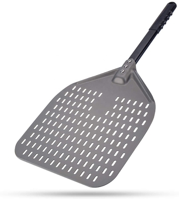 66 cm Aluminium Pizza Schaaf 12 inch Aluminium Pizza Schil Zwart Hard Perforated