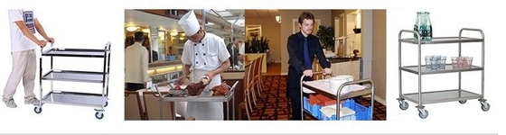 RK Bakeware China Foodservice NSF Kitchen Food Tray Trolley Cart Roestvrijstalen trolley voor restaurant