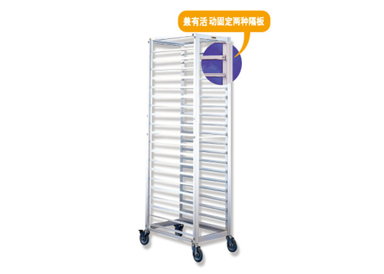 RK Bakeware China 15 Trays Roestvrij staal Bakplaat Trolley Broodoven Broodbakrek