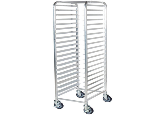 RK Bakeware China 15 Trays Roestvrij staal Baktrolley Baktrolley Baktrolley Rack Cart Trolley, Baking Cake Rack Cart