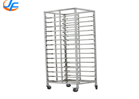 RK Bakeware China 15 Trays Roestvrij staal Baking Trolley Buffet Service Tray Food Trolley