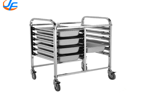 RK Bakeware China Foodservice NSF Custom Flatpack Design Revent Oven Rack Roestvrij staal Baking Trolley