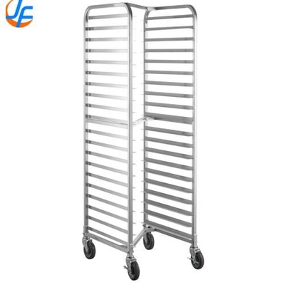 RK Bakeware China Foodservice NSF 15 laag 30 pannen SUS304 Bakbak Trolley Oven Rack Double Rack