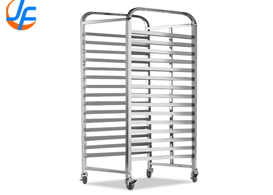 RK Bakeware China Aluminium Bakkerij Bakplaat Trolley High Standard Knocked Down Bakplaat Rack