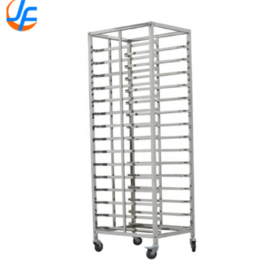 RK Bakeware China-16 Storage Aluminium Bakery Tray Trolley/ Roestvrij staal Baking Rack Baking Tray Rack Trolley