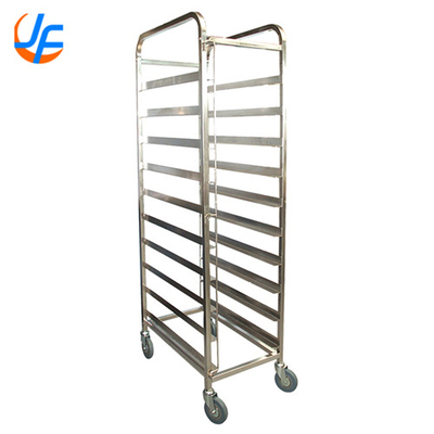 RK Bakeware China-Nesting Commercieel roestvrij staal trolley rack / aangepast bakrek voor industriële bakkerijen