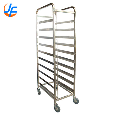 RK Bakeware China-Nesting Commercieel roestvrij staal trolley rack / aangepast bakrek voor industriële bakkerijen