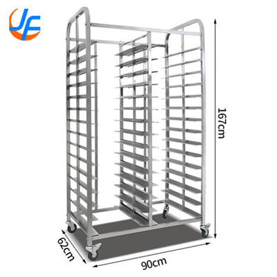 RK Bakeware China-Nesting Commercieel roestvrij staal trolley rack / aangepast bakrek voor industriële bakkerijen