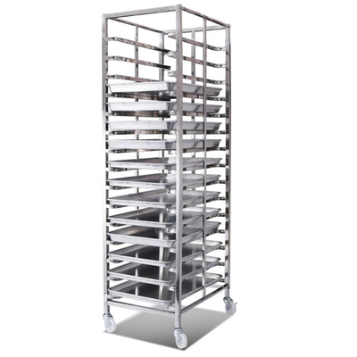 RK Bakeware China-Z Frame Nesting Roestvrij staal Baktrolley Dubbeloven Rack Voor Groothandel Bakkerijen