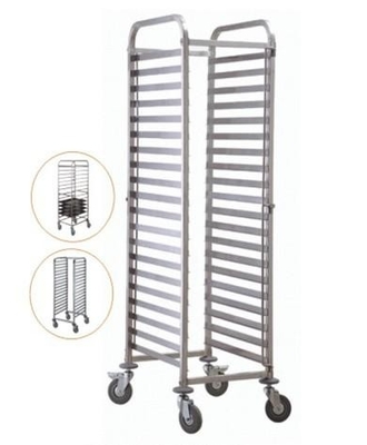 RK Bakeware China-Z Frame Nesting Roestvrij staal Baktrolley Dubbeloven Rack Voor Groothandel Bakkerijen