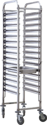 RK Bakeware China-Z Frame Nesting Roestvrij staal Baktrolley Dubbeloven Rack Voor Groothandel Bakkerijen