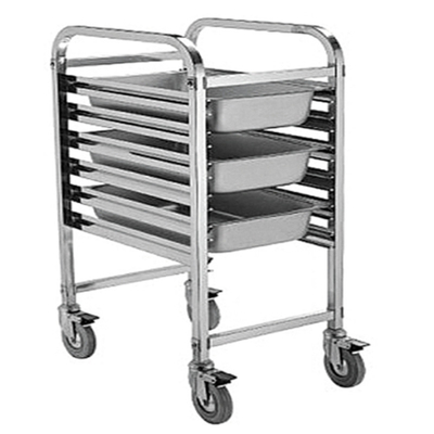 RK Bakeware China Foodservice NSF Restaurant Gn1/1 Bakery Food Trolley/Mobile roestvrijstalen trolley
