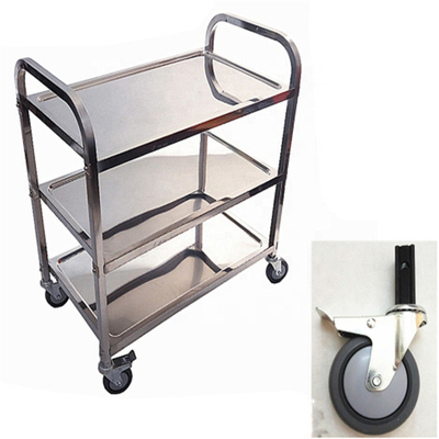 RK Bakeware China Foodservice NSF roestvrij staal ziekenhuis medisch trolley met laden