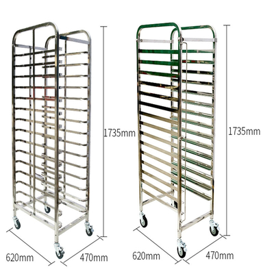 Rk Bakeware China-roestvrij staal Revent Rotary Oven Rack voor 800X600 Tray Size