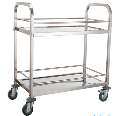 RK Bakeware China Foodservice NSF roestvrijstalen trolley met wielen gemakkelijk te hanteren dressing trolley