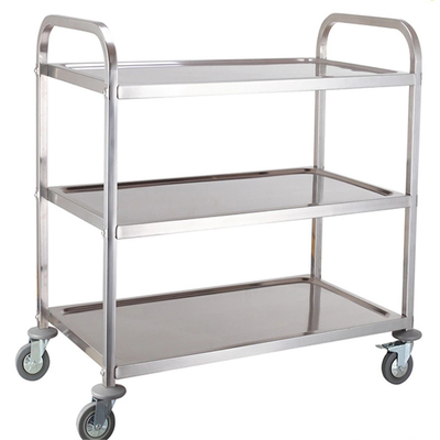 RK Bakeware China Foodservice NSF roestvrijstalen trolley met wielen gemakkelijk te hanteren dressing trolley