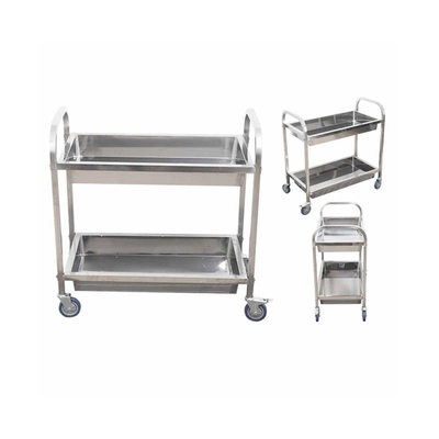 RK Bakeware China Foodservice NSF Double Line Tray Rack Trolley Roestvrij staal Bakkerij Trolley