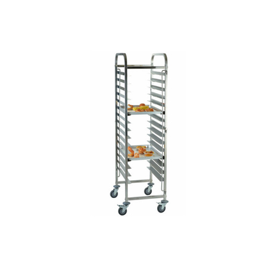 RK Bakeware China Foodservice NSF Bakkerij Koeling Rack Bakbakbak Trolley Oven Rack Met 15 Trays