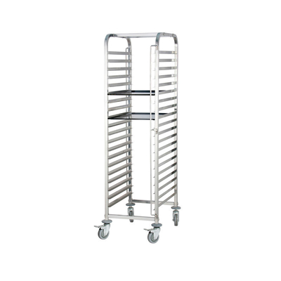 RK Bakeware China Foodservice NSF Bakkerij Koeling Rack Bakbakbak Trolley Oven Rack Met 15 Trays