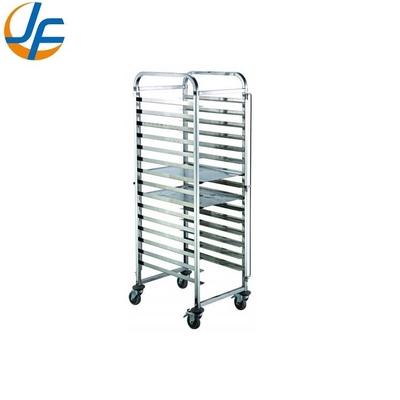 Rk Bakeware China-Z Frame 20 Pan End Load roestvrij staal nesting trolley Bun plaat Pan Rack - Samengesteld