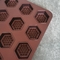 24 het Bakseldienblad 1.0mm de Taartvorm PTFE 600*400*35 van de holte Hexagon Cake van het Aluminiumstaal