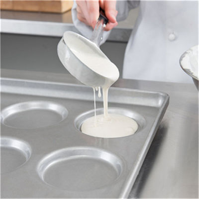 RK Bakeware China Foodservice 15 Mould Aluminisated Steel Hamburger Bun Tray / Muffin Top / Cookie Baking Pan